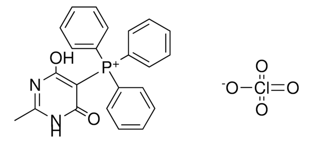 (4-HO-2-ME-6-OXO-1,6-DIHYDRO-PYRIMIDIN-5-YL)-TRIPHENYL-PHOSPHONIUM, PERCHLORATE AldrichCPR
