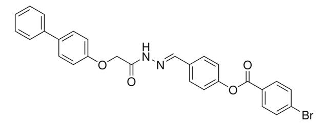 4-(2-(((1,1'-BIPHENYL)-4-YLOXY)ACETYL)CARBOHYDRAZONOYL)PHENYL 4-BROMOBENZOATE AldrichCPR