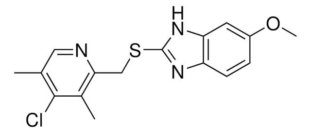 2-[[(4-Chloro-3,5-dimethyl-2-pyridinyl)methyl]thio]-6-methoxy-1H-benzimidazole certified reference material, TraceCERT&#174;, Manufactured by: Sigma-Aldrich Production GmbH, Switzerland