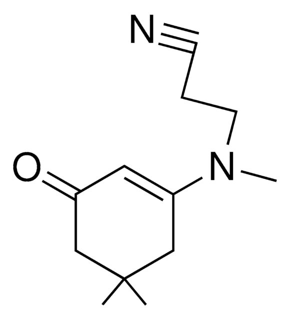 3-((2-CYANOETHYL)METHYLAMINO)-5,5-DIMETHYL-2-CYCLOHEXEN-1-ONE AldrichCPR