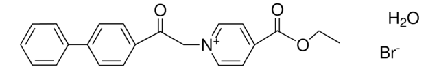 1-(2-BIPHENYL-4-YL-2-OXO-ETHYL)-4-ETHOXYCARBONYL-PYRIDINIUM, BROMIDE HYDRATE AldrichCPR