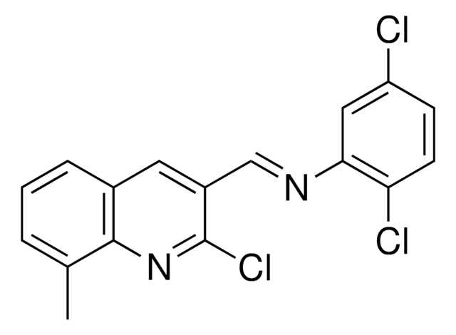 (2-CHLORO-8-METHYL-QUINOLIN-3-YLMETHYLENE)-(2,5-DICHLORO-PHENYL)-AMINE AldrichCPR