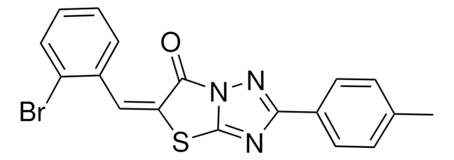 (5E)-5-(2-BROMOBENZYLIDENE)-2-(4-METHYLPHENYL)[1,3]THIAZOLO[3,2-B][1,2,4]TRIAZOL-6(5H)-ONE AldrichCPR