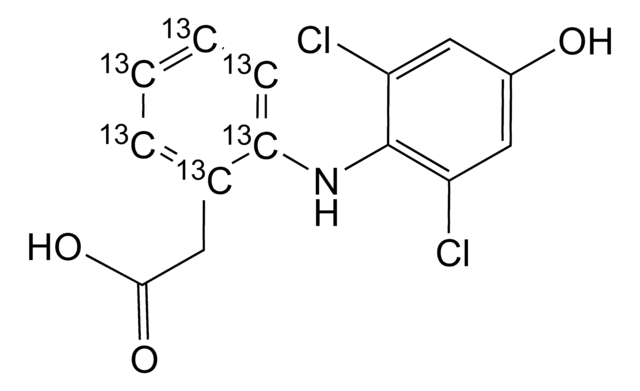 4&#8242;-Hydroxydiclofenac-13C6 solution 100&#160;&#956;g/mL in methanol, ampule of 1&#160;mL, certified reference material, Cerilliant&#174;