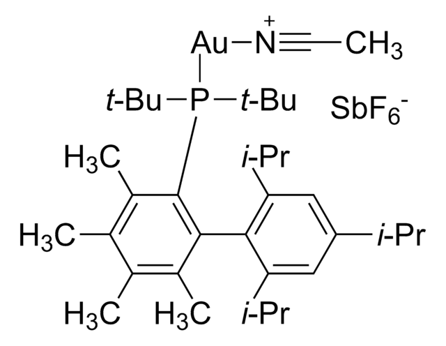 (Acetonitrile)[(2-di-tert-butylphosphino-3,4,5,6-tetramethyl)-2&#8242;,4&#8242;,6&#8242;-triisopropylbiphenyl]gold(I) hexafluoroantimonate