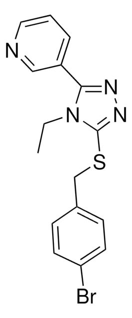 4-BROMOBENZYL 4-ETHYL-5-(3-PYRIDINYL)-4H-1,2,4-TRIAZOL-3-YL SULFIDE AldrichCPR
