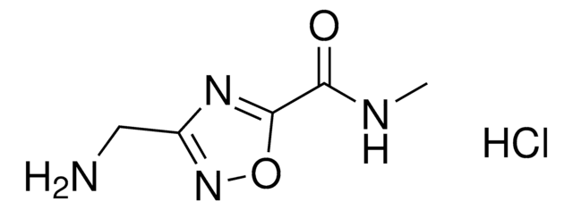 3-(Aminomethyl)-N-methyl-1,2,4-oxadiazole-5-carboxamide hydrochloride AldrichCPR