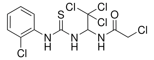 2-CL-N-(2,2,2-TRICHLORO-1-(((2-CHLOROANILINO)CARBOTHIOYL)AMINO)ETHYL)ACETAMIDE AldrichCPR