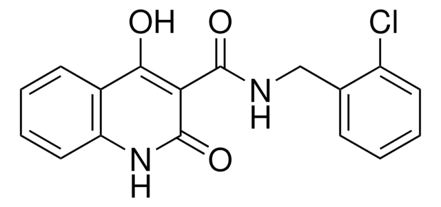4-HYDROXY-2-OXO-1,2-DIHYDRO-QUINOLINE-3-CARBOXYLIC ACID 2-CHLORO-BENZYLAMIDE AldrichCPR