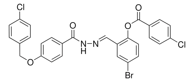 4-BR-2-(2-(4-((4-CHLOROBENZYL)OXY)BENZOYL)CARBOHYDRAZONOYL)PH 4-CHLOROBENZOATE AldrichCPR