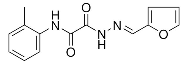 2-(2-(2-FURYLMETHYLENE)HYDRAZINO)-N-(2-METHYLPHENYL)-2-OXOACETAMIDE AldrichCPR