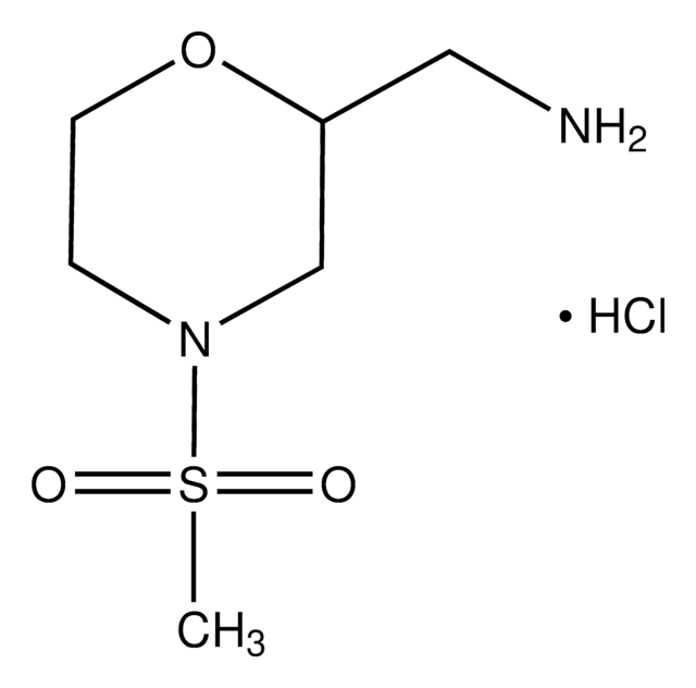1-[4-(Methylsulfonyl)-2-morpholinyl]methanamine hydrochloride AldrichCPR