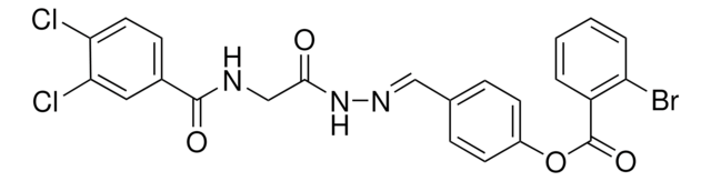 4-(2-(((3,4-DICHLOROBENZOYL)AMINO)ACETYL)CARBOHYDRAZONOYL)PHENYL 2-BROMOBENZOATE AldrichCPR