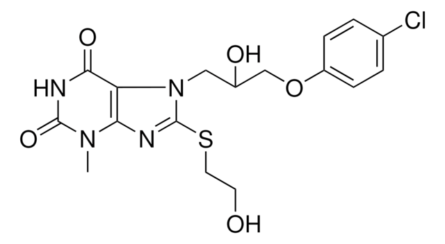 7-(3-(4-CL-PHENOXY)-2-HO-PR)-8-(2-HO-ETHYLSULFANYL)-3-ME-3,7-2H-PURINE-2,6-DIONE AldrichCPR
