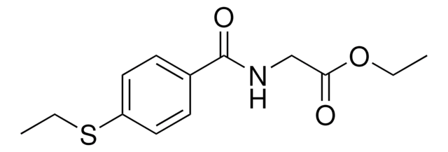 ETHYL ((4-(ETHYLTHIO)BENZOYL)AMINO)ACETATE AldrichCPR