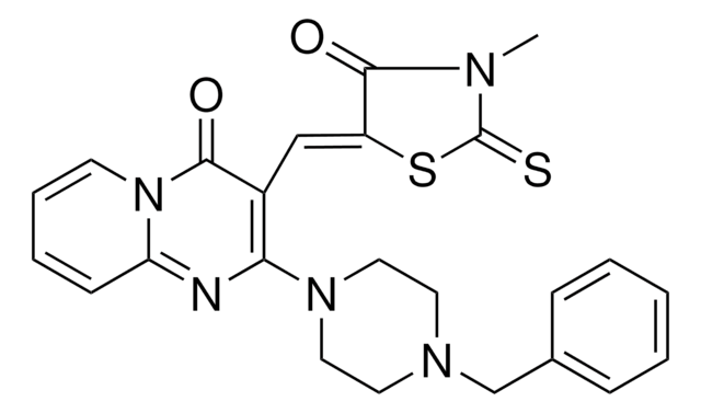 2-(4-BENZYL-1-PIPERAZINYL)-3-[(Z)-(3-METHYL-4-OXO-2-THIOXO-1,3-THIAZOLIDIN-5-YLIDENE)METHYL]-4H-PYRIDO[1,2-A]PYRIMIDIN-4-ONE AldrichCPR