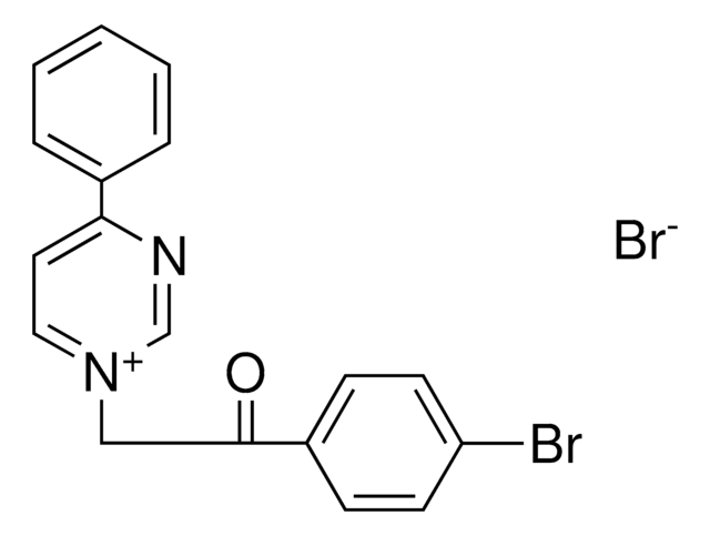 1-(2-(4-BROMO-PHENYL)-2-OXO-ETHYL)-4-PHENYL-PYRIMIDIN-1-IUM, BROMIDE AldrichCPR