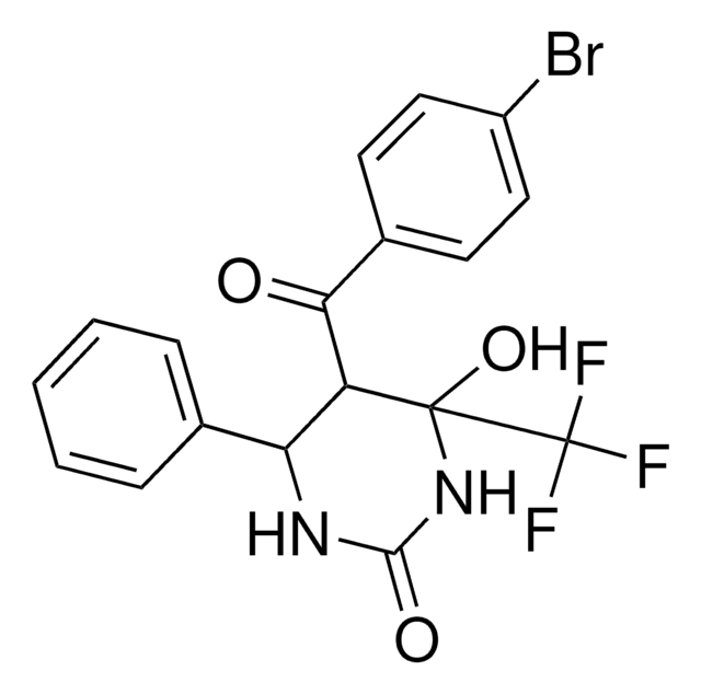 5-(4-BROMOBENZOYL)-4-HO-6-PH-4-(TRIFLUOROMETHYL)TETRAHYDRO-2(1H)-PYRIMIDINONE AldrichCPR