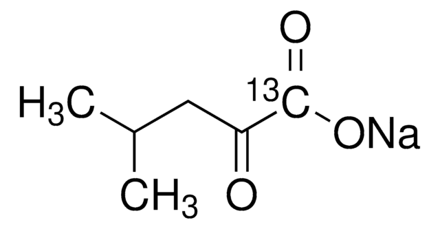 2-Keto-4-methylpentanoic-1-13C acid sodium salt 99 atom % 13C