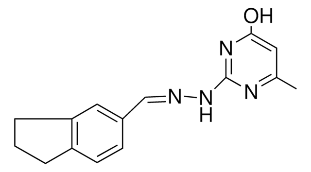 5-INDANCARBOXALDEHYDE (4-HYDROXY-6-METHYL-2-PYRIMIDINYL)-HYDRAZONE AldrichCPR