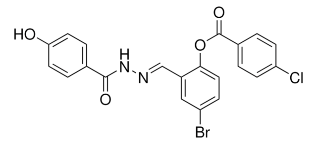 4-BROMO-2-(2-(4-HYDROXYBENZOYL)CARBOHYDRAZONOYL)PHENYL 4-CHLOROBENZOATE AldrichCPR