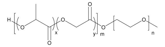 Poly(ethylene glycol) methyl ether-block-poly(lactide-co-glycolide) PEG average Mn 5,000, PLGA average Mn 5,000, lactide:glycolide 80:20