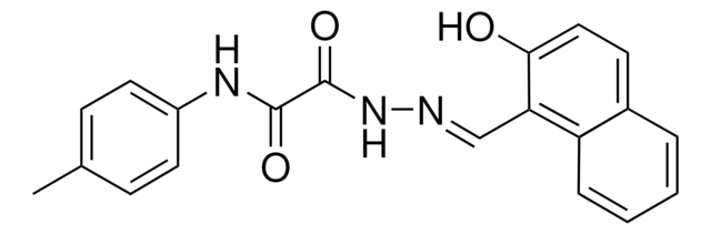 2-(2-((2-HO-1-NAPHTHYL)METHYLENE)HYDRAZINO)-N-(4-METHYLPHENYL)-2-OXOACETAMIDE AldrichCPR