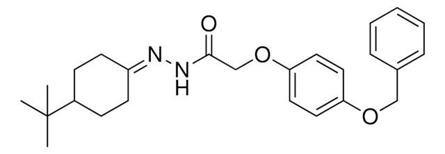 2-(4-(BENZYLOXY)PHENOXY)-N'-(4-TERT-BUTYLCYCLOHEXYLIDENE)ACETOHYDRAZIDE AldrichCPR