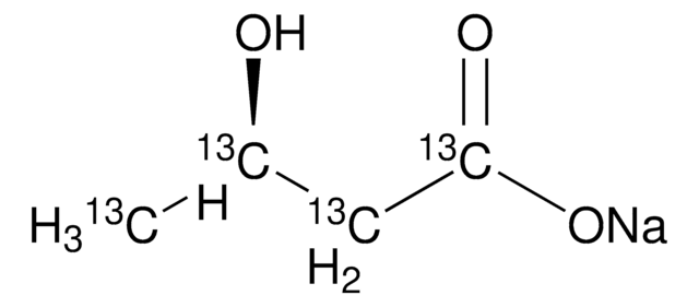 钠-D-3-羟基丁酸酯-13C4 endotoxin tested, 99 atom % 13C, 99% (CP)