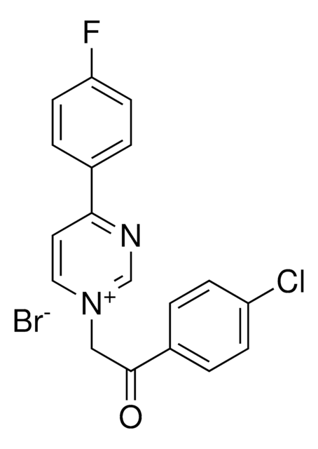 1-(2-(4-CHLORO-PHENYL)-2-OXO-ETHYL)-4-(4-FLUORO-PHENYL)-PYRIMIDIN-1-IUM, BROMIDE AldrichCPR