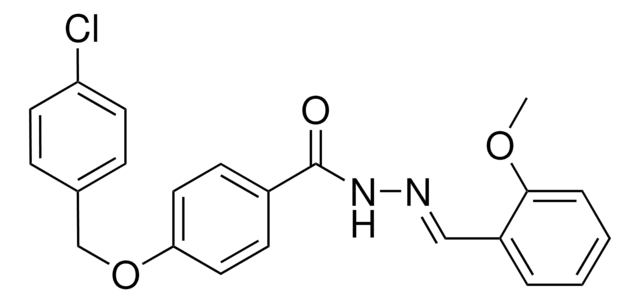 4-((4-CHLOROBENZYL)OXY)-N'-(2-METHOXYBENZYLIDENE)BENZOHYDRAZIDE AldrichCPR
