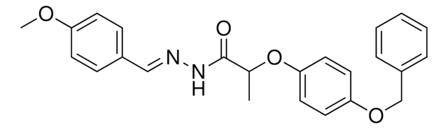 2-(4-(BENZYLOXY)PHENOXY)-N'-(4-METHOXYBENZYLIDENE)PROPANOHYDRAZIDE AldrichCPR