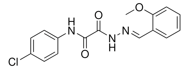 N-(4-CHLOROPHENYL)-2-(2-(2-METHOXYBENZYLIDENE)HYDRAZINO)-2-OXOACETAMIDE AldrichCPR