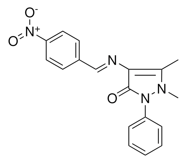 1,5-DIMETHYL-4-((4-NITRO-BENZYLIDENE)-AMINO)-2-PHENYL-1,2-DIHYDRO-PYRAZOL-3-ONE AldrichCPR