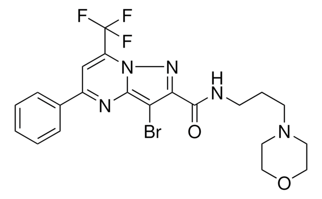 3-BROMO-N-[3-(4-MORPHOLINYL)PROPYL]-5-PHENYL-7-(TRIFLUOROMETHYL)PYRAZOLO[1,5-A]PYRIMIDINE-2-CARBOXAMIDE AldrichCPR