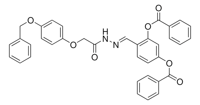 5-(BENZOYLOXY)-2-(2-((4-(BENZYLOXY)PHENOXY)AC)CARBOHYDRAZONOYL)PHENYL BENZOATE AldrichCPR