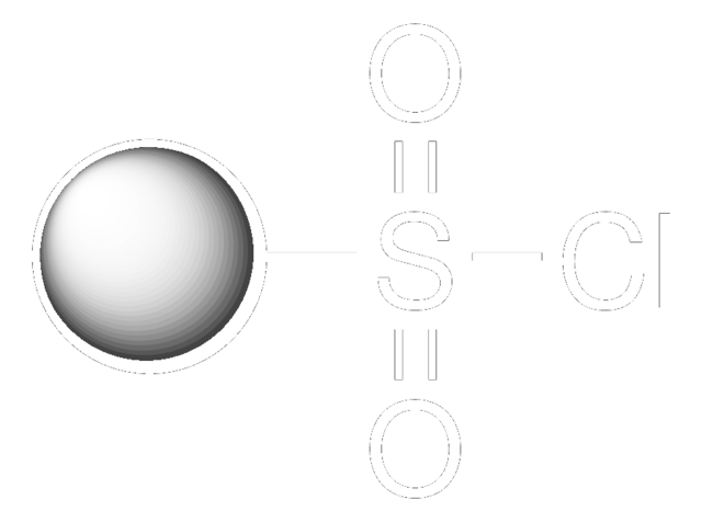Sulfonyl chloride, polymer-bound 100-200&#160;mesh, extent of labeling: 1.5-2.0&#160;mmol/g loading, 1&#160;% cross-linked