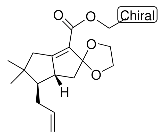 (6'R,6A'R)-ETHYL 6'-ALLYL-5',5'-DIMETHYL-4',5',6',6A'-TETRAHYDRO-1'H-SPIRO[[1,3]DIOXOLANE-2,2'-PENTALENE]-3'-CARBOXYLATE AldrichCPR