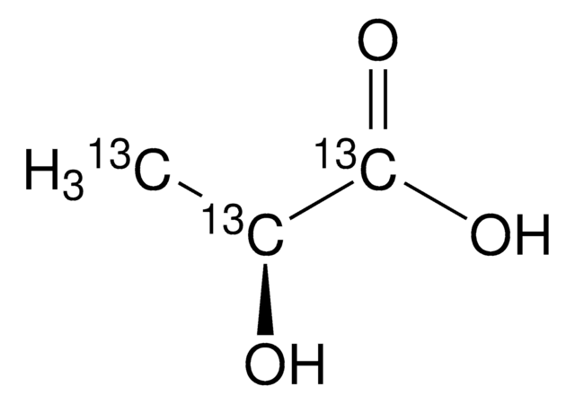L-Lactic acid-13C3 &#8805;99 atom % 13C, &#8805;98% (CP), &#8805;98% (Chiral Purity, HPLC)