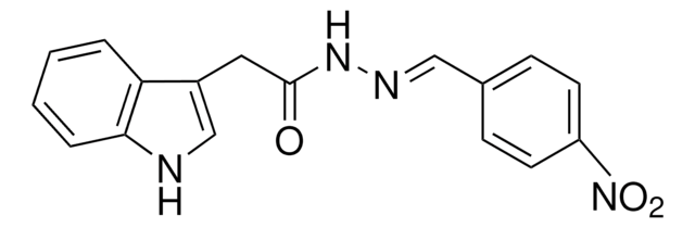 2-(1H-INDOL-3-YL)-N'-[(4-NITROPHENYL)METHYLIDENE]ACETOHYDRAZIDE AldrichCPR
