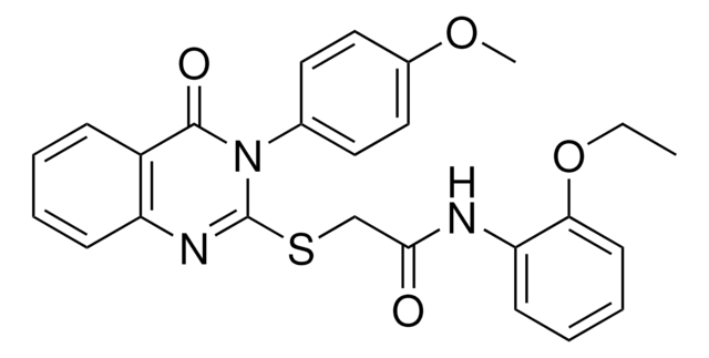 N-(2-ETHOXY-PH)-2-((3-(4-MEO-PH)-4-OXO-3,4-DIHYDRO-2-QUINAZOLINYL)THIO)ACETAMIDE AldrichCPR
