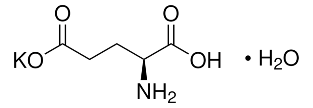 L-Glutamic acid potassium salt monohydrate BioReagent, suitable for insect cell culture, &#8805;99% (HPLC)