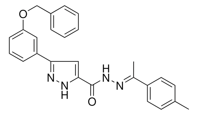 3-(3-(BENZYLOXY)PH)-N'-(1-(4-ME-PHENYL)ETHYLIDENE)-1H-PYRAZOLE-5-CARBOHYDRAZIDE AldrichCPR