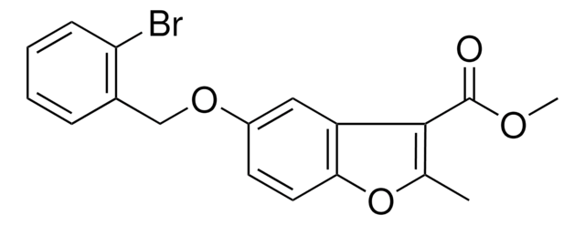 METHYL 5-((2-BROMOBENZYL)OXY)-2-METHYL-1-BENZOFURAN-3-CARBOXYLATE AldrichCPR