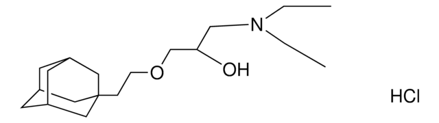1-(2-ADAMANTAN-1-YL-ETHOXY)-3-DIETHYLAMINO-PROPAN-2-OL, HYDROCHLORIDE AldrichCPR
