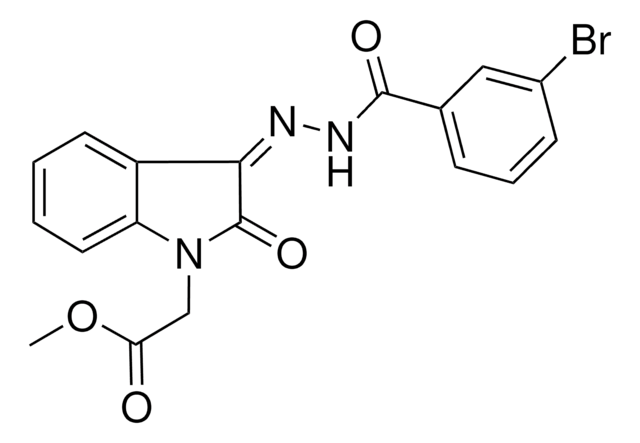 METHYL (3-((3-BROMOBENZOYL)HYDRAZONO)-2-OXO-2,3-DIHYDRO-1H-INDOL-1-YL)ACETATE AldrichCPR