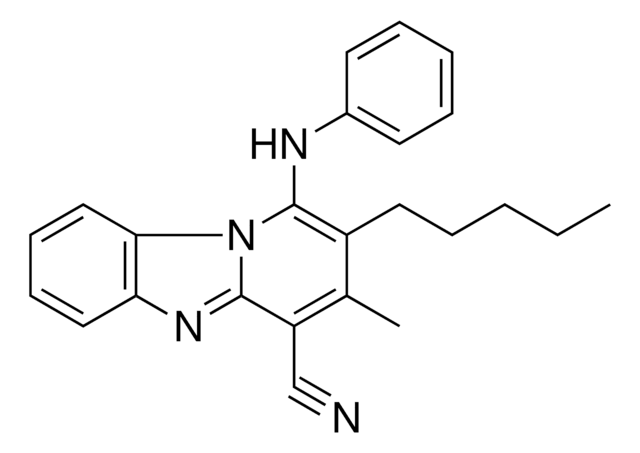 1-ANILINO-3-METHYL-2-PENTYLPYRIDO(1,2-A)BENZIMIDAZOLE-4-CARBONITRILE AldrichCPR