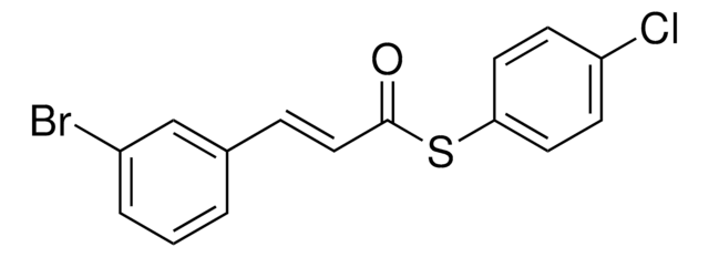 S-(4-CHLOROPHENYL) 3-(3-BROMOPHENYL)-2-PROPENETHIOATE AldrichCPR
