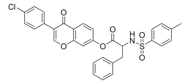 3-(4-CHLOROPHENYL)-4-OXO-4H-CHROMEN-7-YL 2-{[(4-METHYLPHENYL)SULFONYL]AMINO}-3-PHENYLPROPANOATE AldrichCPR