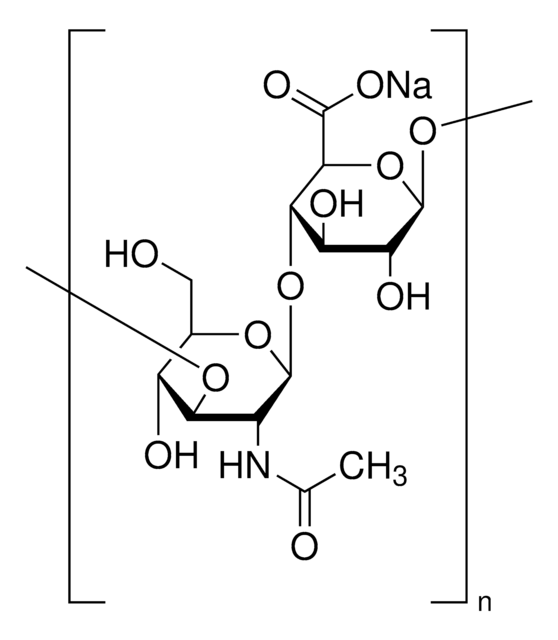 Hyaluronic acid sodium salt from Streptococcus equi mol wt 150,000-300,000